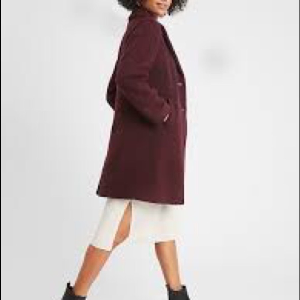 Banana Republic Knit Wool Overcoat